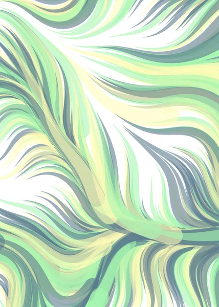 Vector Illustration Flowing Curve Waves Lines Background — Stockový vektor