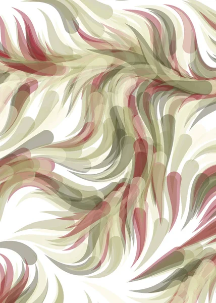 Vector Illustration Flowing Curve Waves Lines Background — Stok Vektör