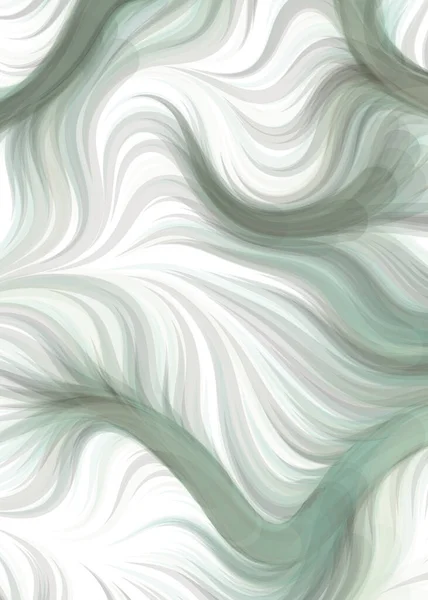 Vector Illustration Flowing Curve Waves Lines Background — Stok Vektör