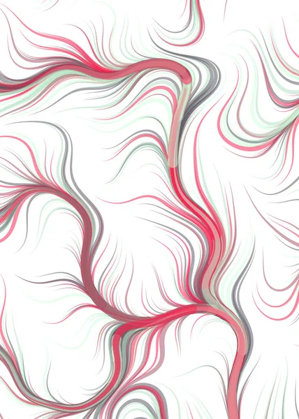 Vector Illustration Flowing Curve Waves Lines Background — стоковый вектор