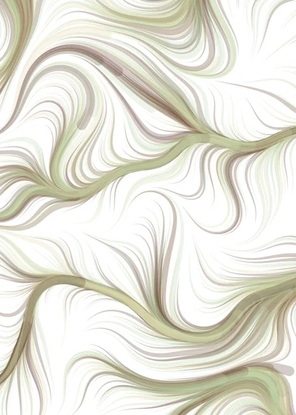 Vector Illustration Flowing Curve Waves Lines Background — Stok Vektör