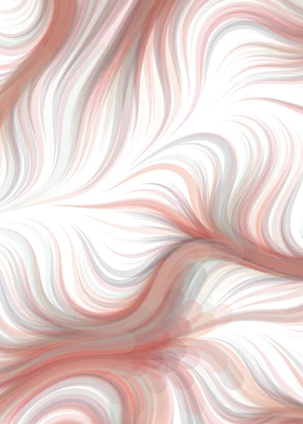 Vector Illustration Flowing Curve Waves Lines Background — Vettoriale Stock