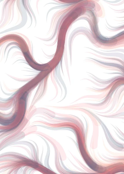 Vector Illustration Flowing Curve Waves Lines Background — 图库矢量图片