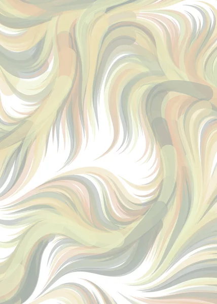 Vector Illustration Flowing Curve Waves Lines Background — Stockový vektor
