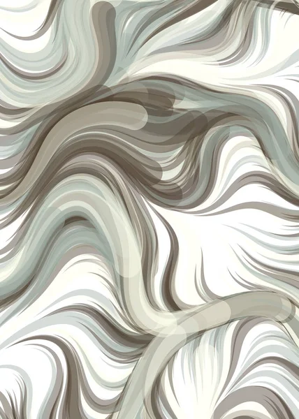 Vector Illustration Flowing Curve Waves Lines Background — ストックベクタ