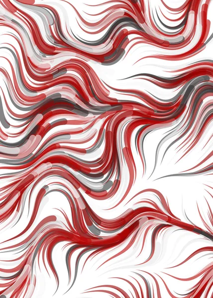 Vector Illustration Flowing Curve Waves Lines Background — Stockvektor