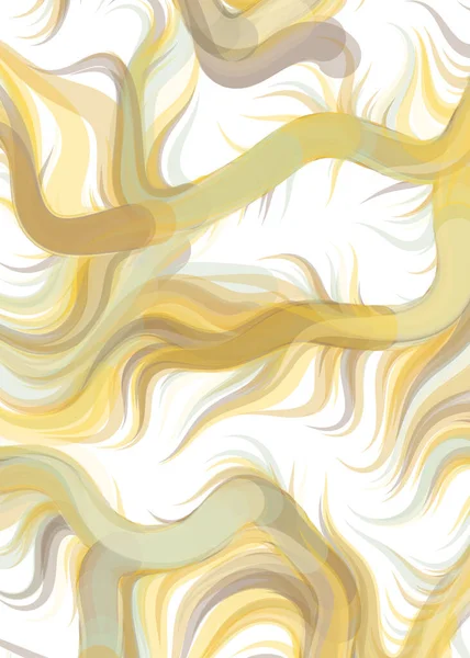 Vector Illustration Flowing Curve Waves Lines Background — Stok Vektör