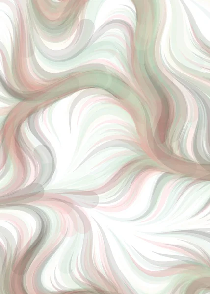 Vector Illustration Flowing Curve Waves Lines Background — Vector de stock