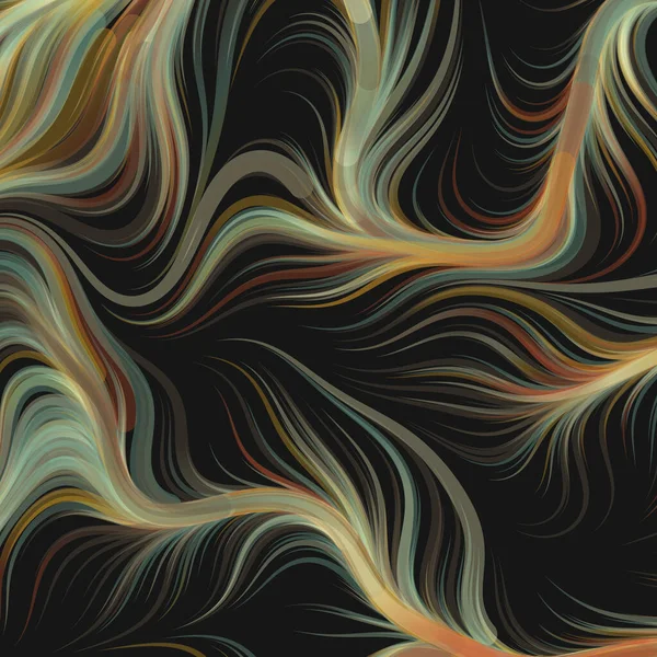 Abstract Perlin Noise Geometric Pattern Generative Computational Art Illustration — Vetor de Stock