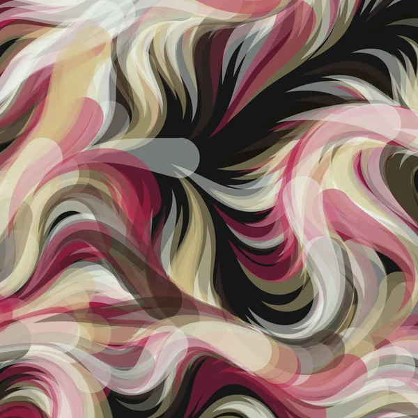 Abstract Perlin Noise Geometric Pattern Generative Computational Art Illustration — Vetor de Stock