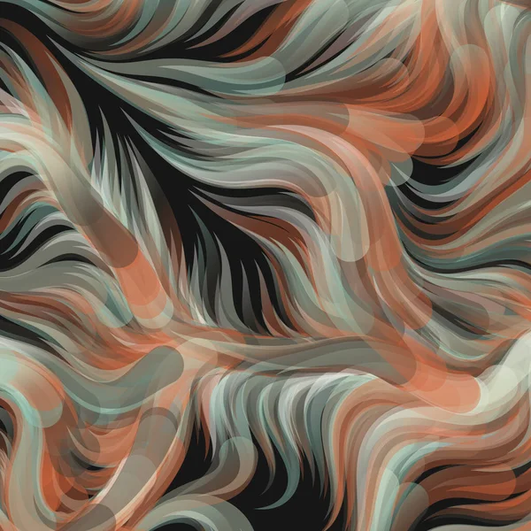 Abstract Perlin Noise Geometric Pattern Generative Computational Art Illustration — Vetor de Stock