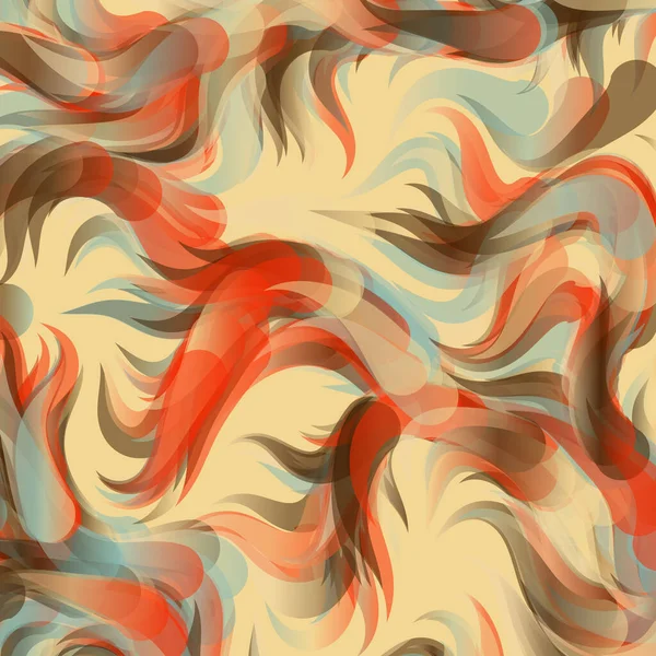 Abstract Perlin Noise Geometric Pattern Generative Computational Art Illustration — Vetor de Stock