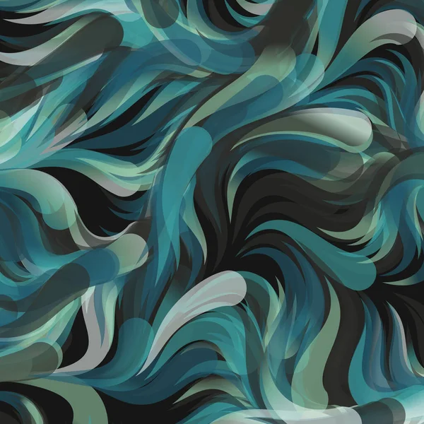 Abstract Perlin Noise Geometric Pattern Generative Computational Art Illustration — Vetor de Stock