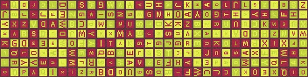 Soyut Geometrik Desen, üretken hesaplama sanatı, vektör illüstrasyonu 