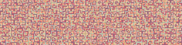 Geometrische Generatieve Patroon Kunst Illustratie — Stockvector
