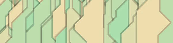 Panorámica Fondo Vectorial Horizontal Líneas Generativas Abstractas — Vector de stock