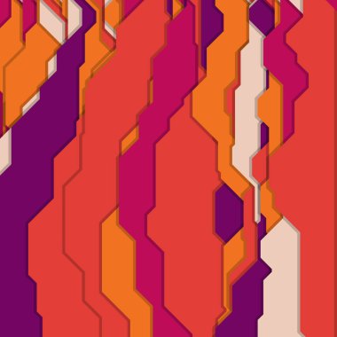 Rastgele, soyut üretken dikey doğrular, vektör illüstrasyonu