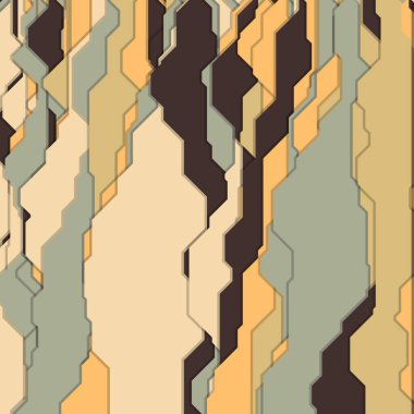 Geometrik çizgiler, üretken sanat arka planı, vektör illüstrasyonu