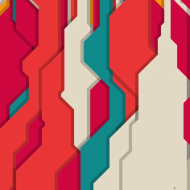 Rastgele, soyut üretken dikey doğrular, vektör illüstrasyonu