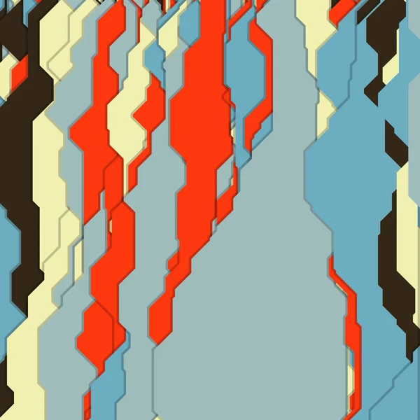 Vertical Lines Generative Art Background Art Illustration — ストックベクタ