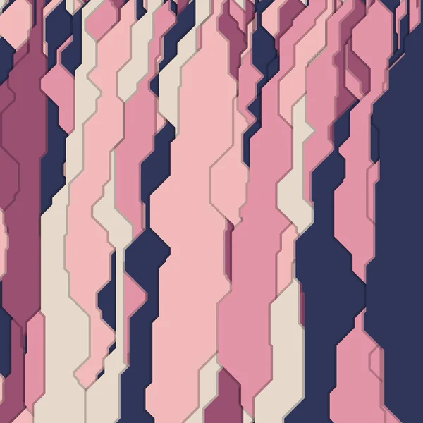 Randomiserade Abstrakta Generativa Vertikala Linjer Vektorillustration — Stock vektor