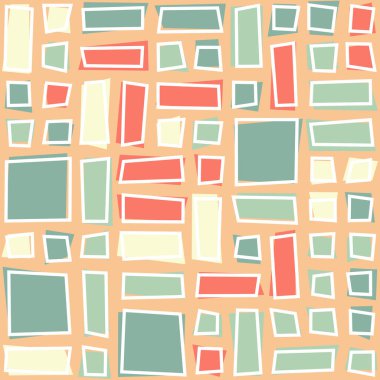 Ofset Quad üretken sanat arkaplan çizimi