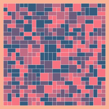 Ofset Quad üretken sanat arkaplan çizimi