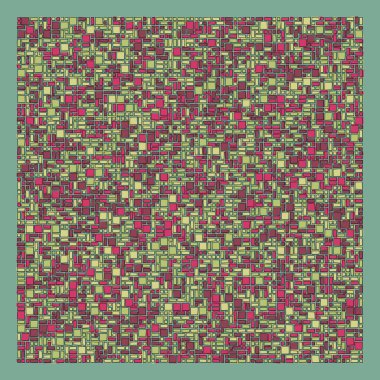 Soyut geometrik desen, vektör illüstrasyonu, kareler ve dikdörtgenler  