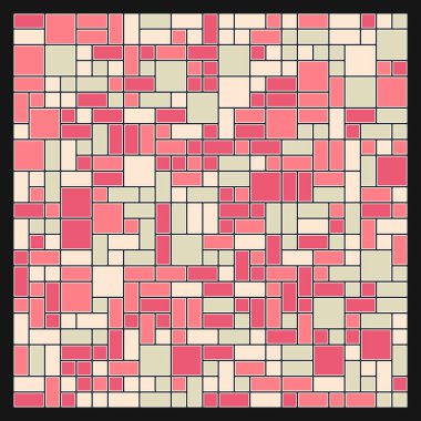 Ofset Quad üretken sanat arkaplan çizimi