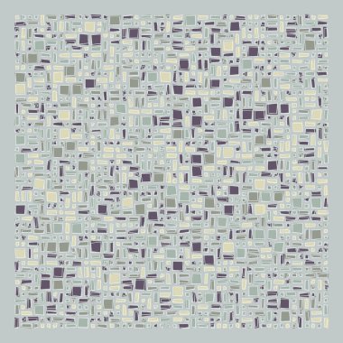 Soyut renk geometrik şekiller deseni, üretken hesaplama sanatı çizimi, renk kareleri ve dikdörtgenler 