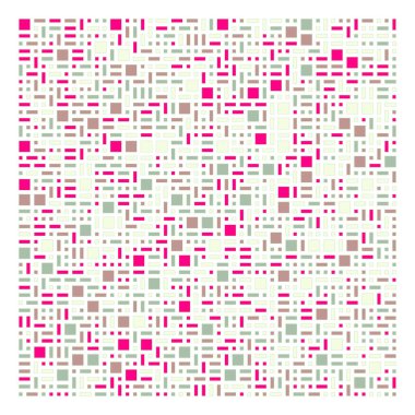 Soyut geometrik desen, vektör illüstrasyonu, kareler ve dikdörtgenler  