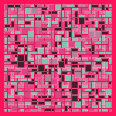 Ofset Quad üretken sanat arkaplan çizimi