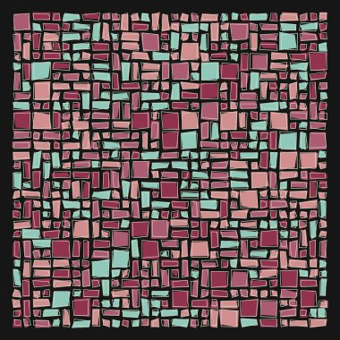 Dörtgen arkaplan vektör sanat çizimi