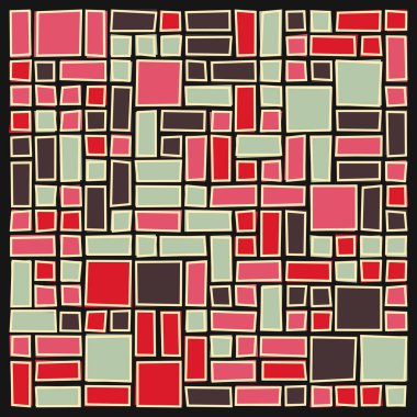 Dörtgen arkaplan vektör sanat çizimi