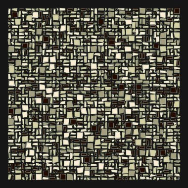 Soyut geometrik desen, vektör illüstrasyonu, kareler ve dikdörtgenler  