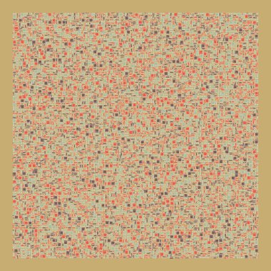 Soyut renk geometrik şekiller deseni, üretken hesaplama sanatı çizimi, renk kareleri ve dikdörtgenler 