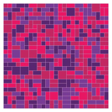 Soyut renk geometrik şekiller deseni, üretken hesaplama sanatı çizimi, renk kareleri ve dikdörtgenler 