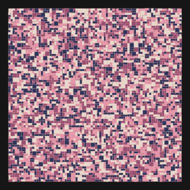 Soyut renk geometrik şekiller deseni, üretken hesaplama sanatı çizimi, renk kareleri ve dikdörtgenler 