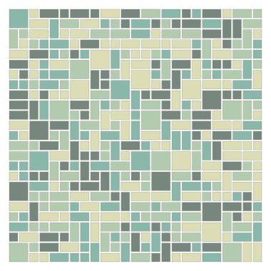 Soyut geometrik desen, vektör illüstrasyonu, kareler ve dikdörtgenler  