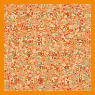 Soyut geometrik desen, vektör illüstrasyonu, kareler ve dikdörtgenler  