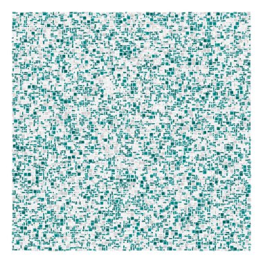 Soyut renk geometrik şekiller deseni, üretken hesaplama sanatı çizimi, renk kareleri ve dikdörtgenler 