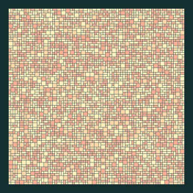 Soyut geometrik desen, vektör illüstrasyonu, kareler ve dikdörtgenler  
