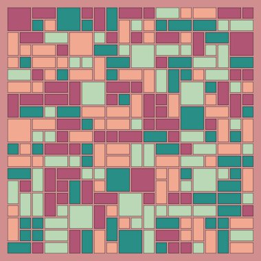 Dörtgen arkaplan vektör sanat çizimi