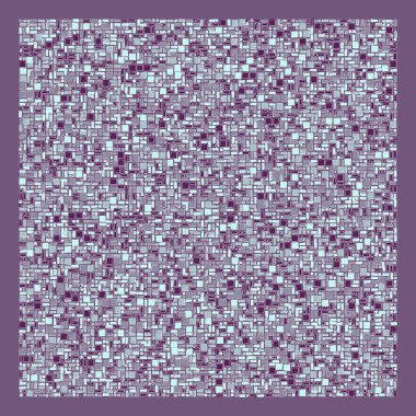 Soyut renk geometrik şekiller deseni, üretken hesaplama sanatı çizimi, renk kareleri ve dikdörtgenler 