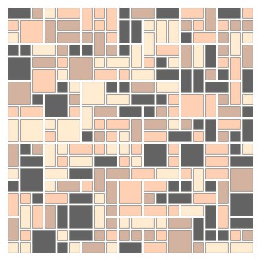 Dörtgen arkaplan vektör sanat çizimi