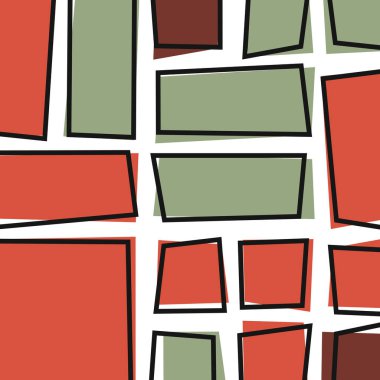 Dörtgen arkaplan vektör sanat çizimi