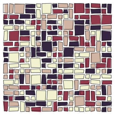 Dörtgen arkaplan vektör sanat çizimi