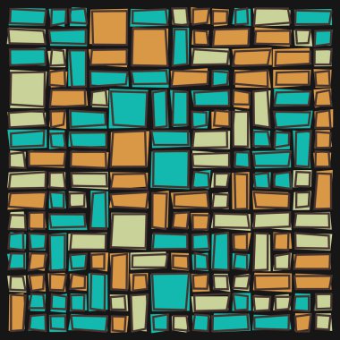 Dörtgen arkaplan vektör sanat çizimi