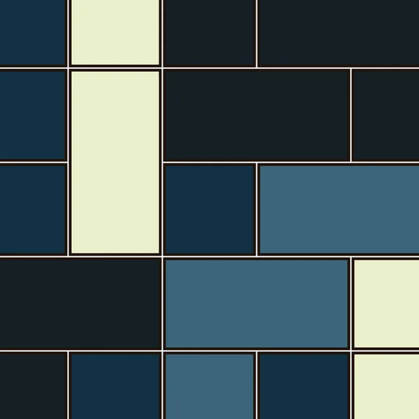 Abstrakt Färg Geometriska Figurer Mönster Generativ Beräknande Konst Illustration Färg — Stock vektor