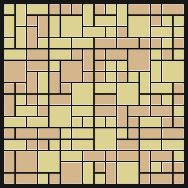 Modello Astratto Figure Geometriche Colori Illustrazione Generativa Arte Computazionale Quadrati — Vettoriale Stock